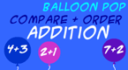 addition game - balloon pop